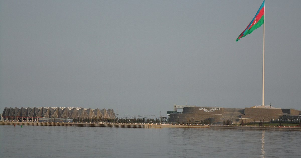El Crystal Hall de Bakú, junto a la costa, sede de la final del Mundial y Festival Sub 15 de la FIFA