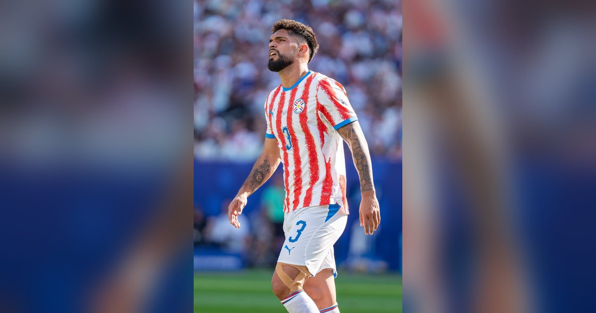 Omar Alderete con la camiseta de la Albirroja en el Mundial 2026