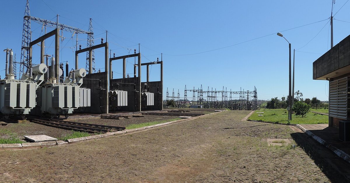 Transformadores de la subestación eléctrica Cerro Corá, en Pedro Juan Caballero, Amambay