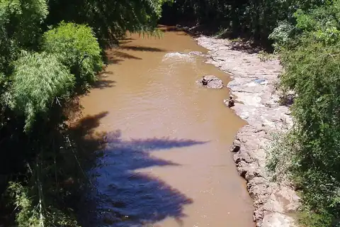 El río Apa a la altura de Bella Vista Norte, Amambay, en la frontera