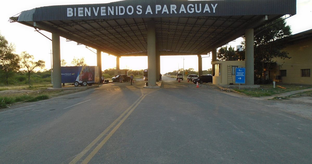 Puesto fronterizo de Mayor Infante Rivarola, en el Chaco, donde la Ruta PY09 llega a Bolivia