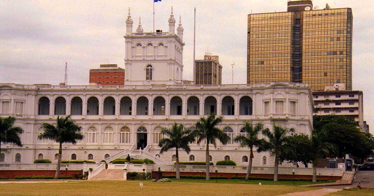Palacio de López, sede del Poder Ejecutivo, en Asunción