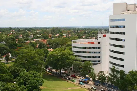 Edificios del distrito de negocios de Asunción