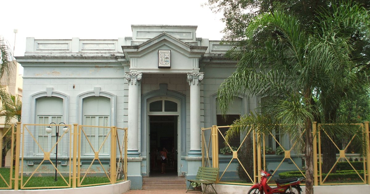 Edificio de la Municipalidad de Villeta, en el departamento Central