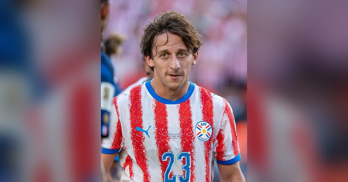 Matías Galarza con la camiseta de la selección paraguaya en el Mundial 2026