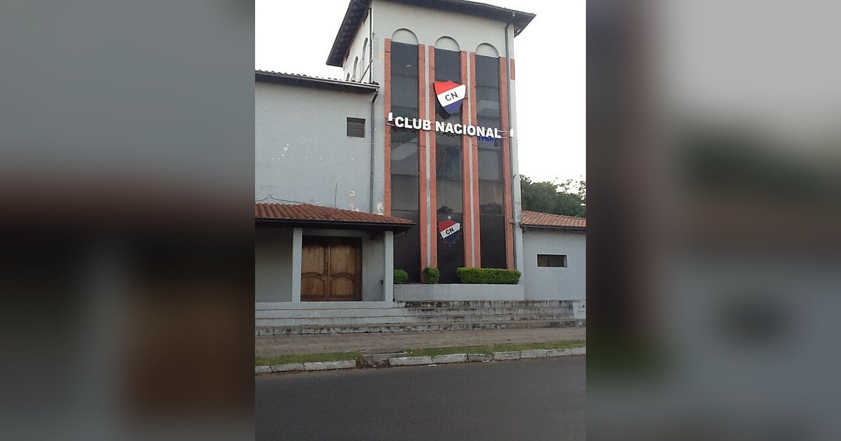 La sede del Club Nacional, en Barrio Obrero, Asunción