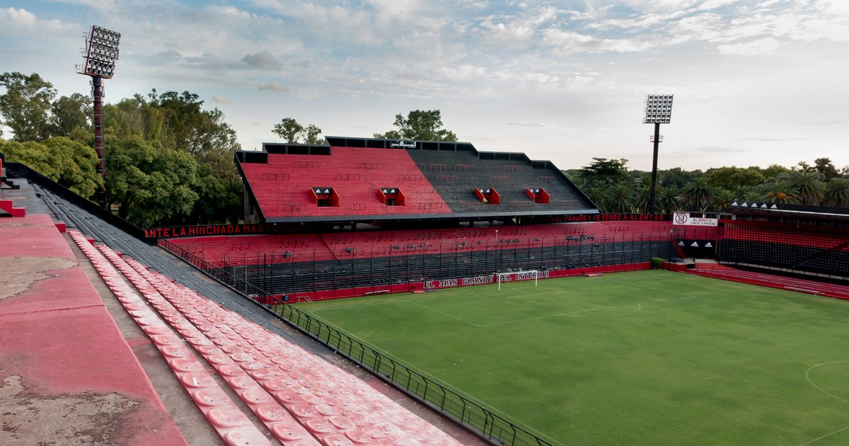 Tribunas y campo de juego del estadio Marcelo Bielsa, la cancha de Newell's en Rosario