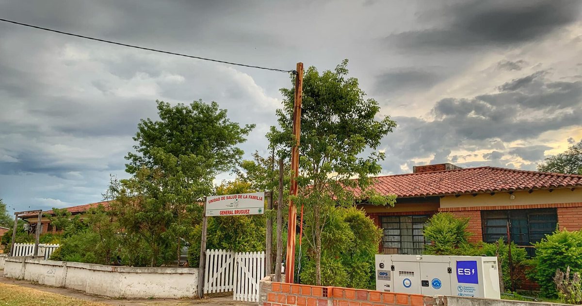 Unidad de Salud de la Familia de General Bruguez, en el departamento de Presidente Hayes