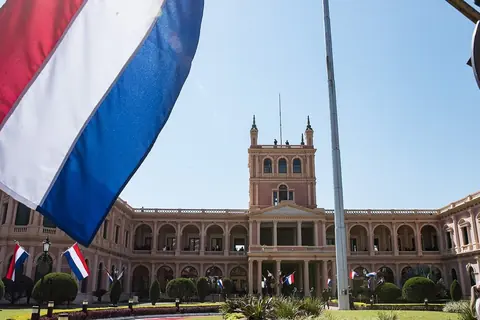 Palacio de López, sede del Gobierno en Asunción, donde Óscar Lovera juró como ministro