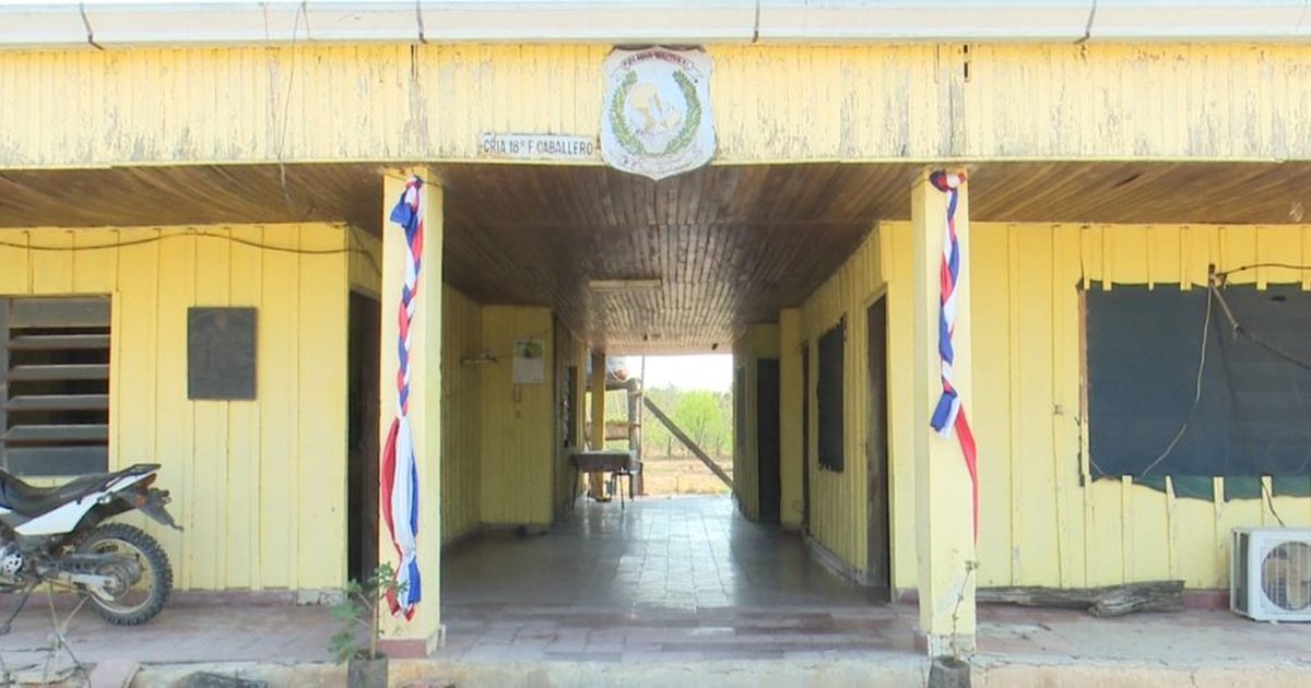 Comisaría de la Policía Nacional en Fortín Caballero, Presidente Hayes, en el Bajo Chaco