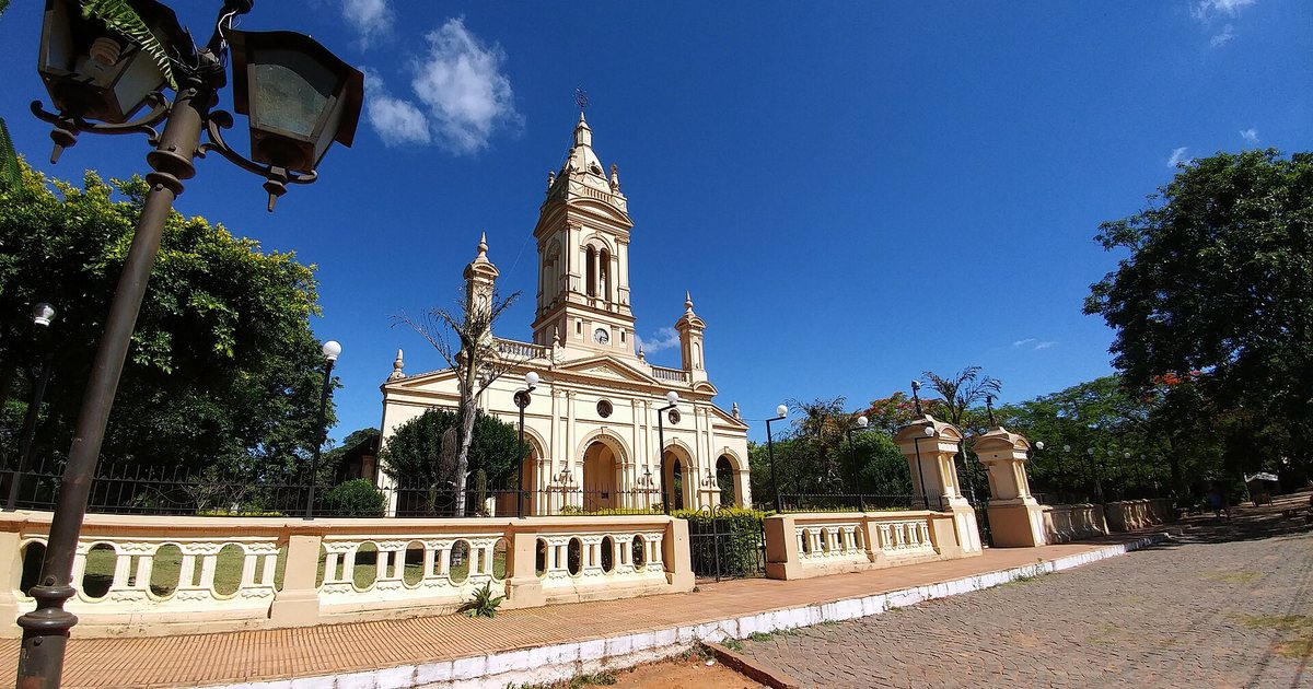 Templo de la Virgen del Rosario, en el centro de Itauguá