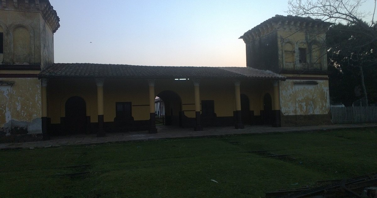 Antigua estación del ferrocarril de Pirayú, Paraguarí, hoy museo