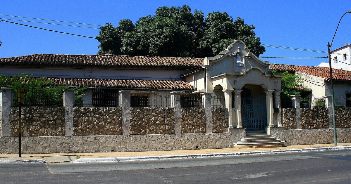 Fachada del ex Centro Penitenciario de Mujeres Casa del Buen Pastor, en Asunción