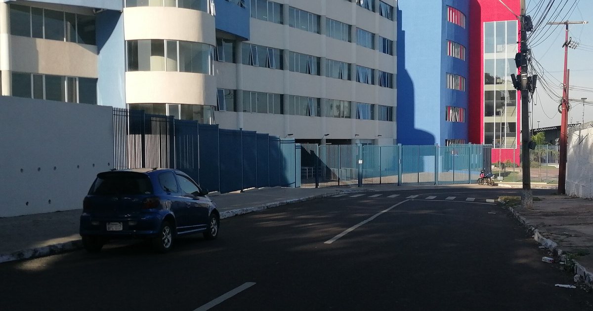 Fachada del estadio General Pablo Rojas, La Nueva Olla de Cerro Porteño, en el barrio Obrero de Asunción