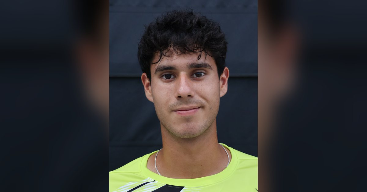 El tenista paraguayo Adolfo Daniel Vallejo, en un retrato tomado en un torneo de 2023